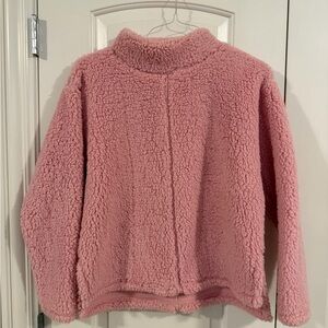 Summersalt Pink Fleece Turtleneck